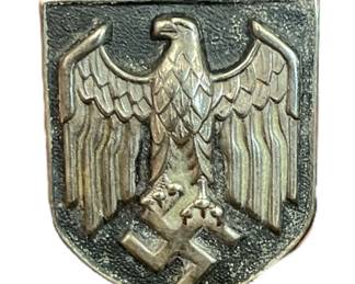 WWll German Tropical Helmet Wehrmacht Eagle Shield