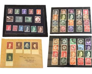 Collection WWll Era HITLER REICH Stamps