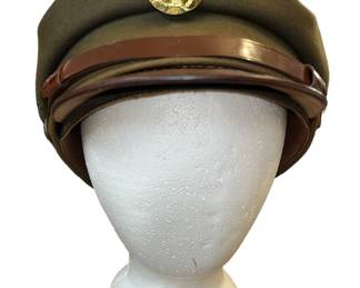 WWII U.S. Army Felted Wool Enlistment Visor Hat