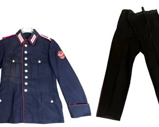 WWII Third Reich Nazi Factory Fire Police Uniform