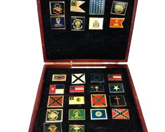 Battle Flags of the Civil War, Pin Set