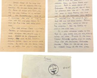 WWII German Nazi Soldier Sweetheart Letter