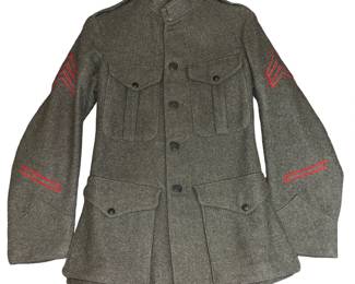 Rare USMC Sergeant Transition Tunic WWI, WWII