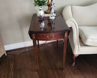 Hickory Chair Company Drop Side Accent Table (pair available)