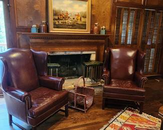 Hancock & Moore  Raleigh Wing Chair (pair available)