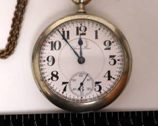 Antique Hamilton Thor Pocket Watch - 17 Jewels Silverode Case, Lancaster PA, Circa 1910s - Philadelphia Watch