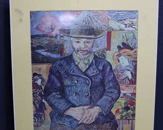 Vincent Van Gogh 'Pere Tanguy' Art Print - Classic Post-Impressionist Portrait