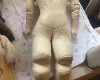 Leather body (shoulder to soul approx.  11”)