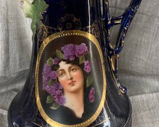 Royal Vienna portrait pitcher