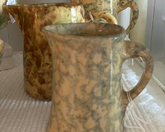 Old Spongeware pitchers- rough