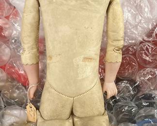 Lovely Armand Marseille doll with leather body