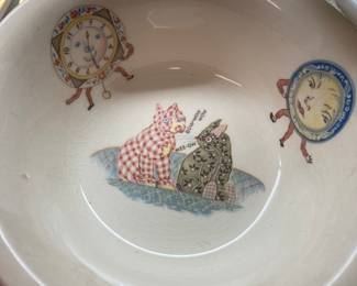Vintage nursery rhyme bowl