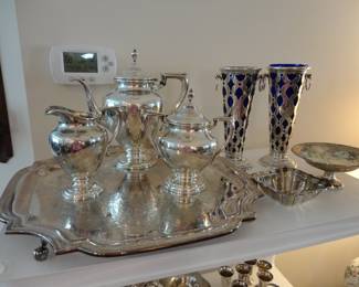 Lets throw in Wallace Coventry Sterling Silver Tea Set