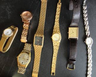 DKNY Gold-Tone Stainless Watch/ Assorted others