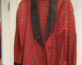 Vintage smoking jacket