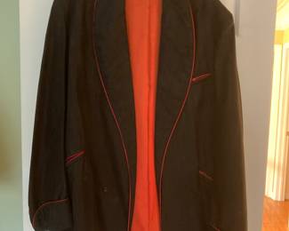 Vintage smoking jacket