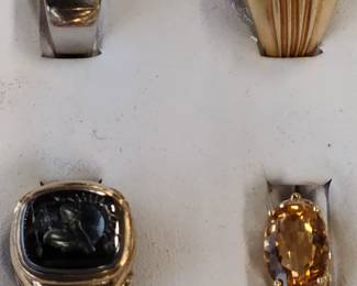 Assorted Gold man's rings 