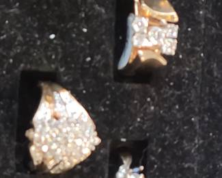 14K and Diamonds rings 