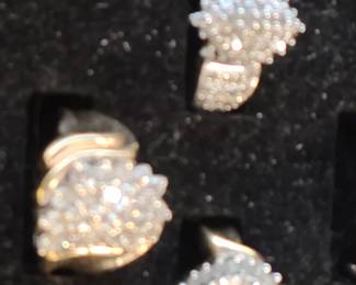 14K and Diamonds rings 