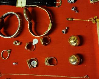 Assorted Gold jewelry 