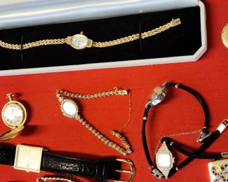 Assorted Gold watches 