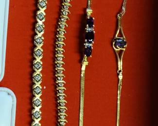 14K bracelets 