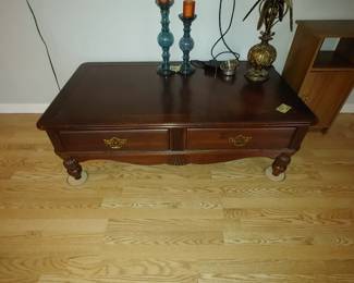 Coffee table with storage