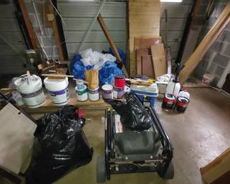 Small generator and paint