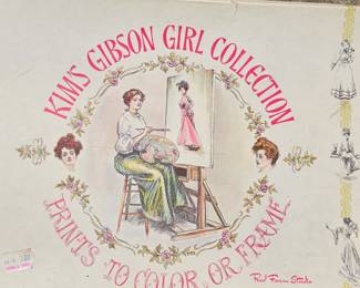 Gibson girl coloring book