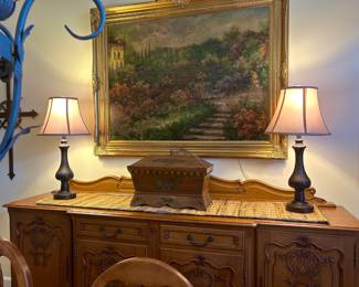 European Oil Painting, English Garden