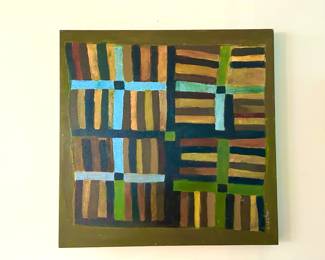 Contemporary Painting of Quilt