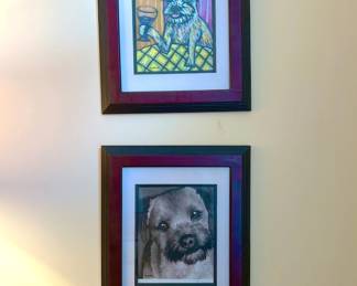 Signed Dog Artwork