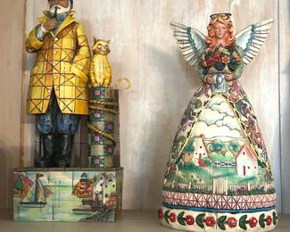 Jim Shore figurines, " Old Salt" and "New Beginnings"