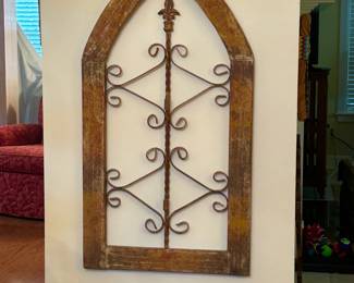 Iron Wood Architectural Wall Art