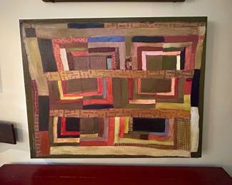 Contemporary Painting of Quilt