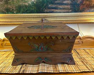 Large Carved Decorative box