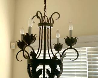 Smaller Iron Chandelier