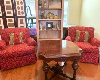 Pair of Clayton Marcus Club Chairs