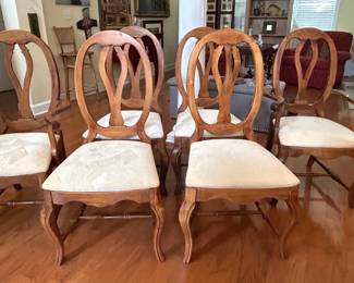 Set 6 Country French Dining Chairs