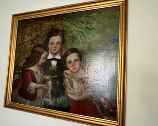 Antique oil painting