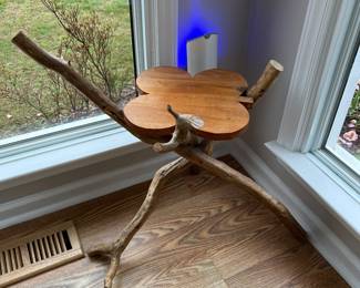 Tramp/twig art stool