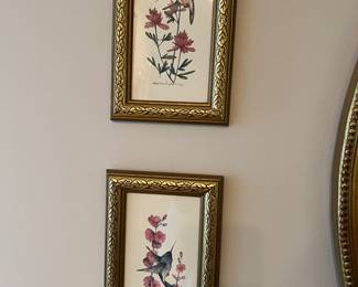 Set of 4 flower pictures