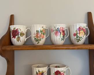 Staffordshire royal Victorian coffee cups