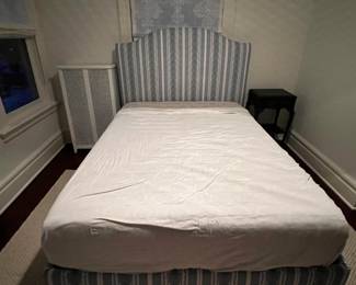 For this sale specific items (custom curtains, dining room set, custom upholstered full size bed, and record player) could be sold prior to sale. These are high ticket items. Custom Curtains and upholstered bed were custom designed by New York Home Designer. If you are interested in one of these items ONLY text 908-670-7394. All other contents are priced to sell and no other arrangements to presales will be coordinated. 

Custom made, fabric Jeniffer Shorto
