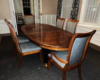 For this sale specific items (custom curtains, dining room set, custom upholstered full size bed, and record player) could be sold prior to sale. These are high ticket items. Custom Curtains and upholstered bed were custom designed by New York Home Designer. If you are interested in one of these items ONLY text 908-670-7394. All other contents are priced to sell and no other arrangements to presales will be coordinated. 

Custom designer curtains: cowtan & tout, Manuel Canovas