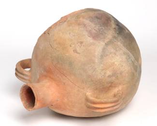 Large Maya Pottery Canteen or Wine Vessel