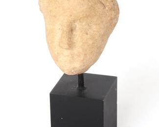 Greek Marble Head of a Goddess