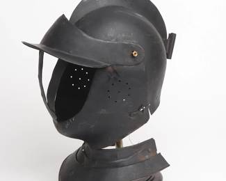 Medieval 'Mort' or Funerary Helm, probably 19th c. or earlier