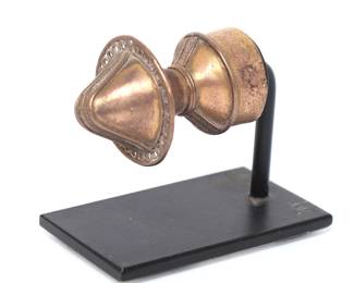 Large Tairona Tumbaga Labret, 1000 CE -1500 CE