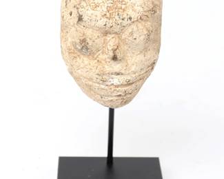 Mayan Pottery Deity Head